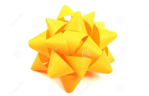 Picture of GIFT BOW 10MM SHINY YELLOW